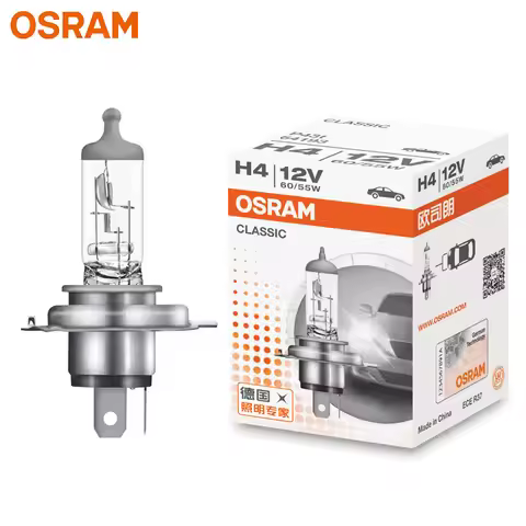 OSRAM H4 9003 HB2 Standard Hi/lo Beam Car Halogen Headlight Auto Bulb 3200K 12V 60/55W P43t 64193 Or
