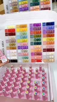 สีเจล very good nail 44 สี (ขนาด 15ml) แถมเบสท็อปและชาร์จสี