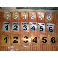 Custom Stickers Number 7x5 8x5/ 8x6 cm/, Unit Price, Glossy Vinyl Material, Waterproof, Door Number,