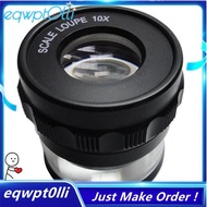 eQQ10X Stand Measuring Magnifier Scale Loupe Magnifying Glass 10X with Scaled Magnifier