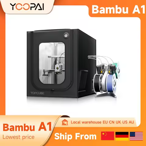 YOOPAI 3D Printer Enclosure For Bambu Lab A1/A1 mini Large Size Enclosure with LED Light Fireproof W