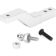 Drop Hitch Receiver, Aluminum Alloy Trailer Tow Hook Drop Hitch Receiver for RC Crawler(Silver) Rc T