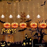 New Style Lantern Horror Ghost Festival Spider Lantern Pumpkin String Lantern Ghost Curtain Decorati