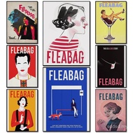 Fleabag TV Show Poster Vintage Classic Minimalist Main Character Canvas Art Painting Picture Wall Re