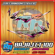 ∇ ✆ ◈ Bajaj CT 100 Stock Decals