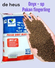 de heus ONYX-SP 10 kg pakan bibit ikan pakan fingerling size 1mm apung pelet nila lele gurame