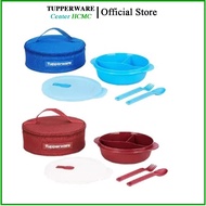 Tupperware Crystalwave Lunch Set 3-compartment microwave Lunch box