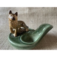 Wade Pottery Alsatian German Shepherd Pipe Rest Stand