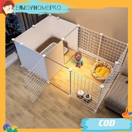 ️ PH ️ Foldable Pet Cage Pet house Collapsible Stainless Cage With Poop Tray For Pet Rabbit Cat Dog