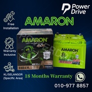 [ Installation Provided ] 55D23L ] Amaron GO Car Battery | Preve / Innova/ Exora
