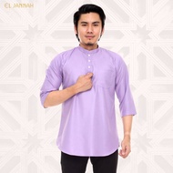 Kurta Isaac Men Light Purple Lilac three-quarter sleeve 3 tribes