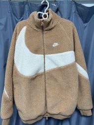 Nike Big Swoosh Reversible Boa Jacket ‘Hemp White’