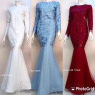 LACE KURUNG EXCLUSIVE SAMUDRA PLUS SIZE READY STOCK BAJU NIKAH TUNANG RAYA PENGANTIN BRIDE