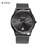 Titan Elmnt Black Dial Mesh Strap Watch 1806QM01