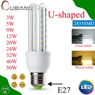 OU BANG 2022 News LED Corn Bulb 2U/3U E27 3W/5W/7W/9W/12W/16W/20W/32W/40W/50W U-shaped corn light Bu