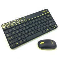 Logitech MK240คีย์บอร์ดและเมาส์ไร้สายนาโนคอมโบสำหรับพีซี/แล็ปท็อป