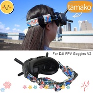 TAMAKO Head Strap Protection Pad Drone Accessories Graffiti Color For DJI FPV Goggles V2