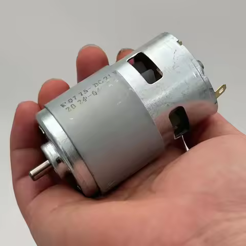 High-Speed Silent DC Motor 775 21V Brush Motor with 775/775 Keywords, Ideal for High-Power Applicati