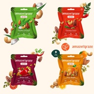 Amazin' Graze Mini Nut Mix  Each Pack 30g ( Pandan Coconut / Zesty Maple / Sweet Chilli / Coconut Cu