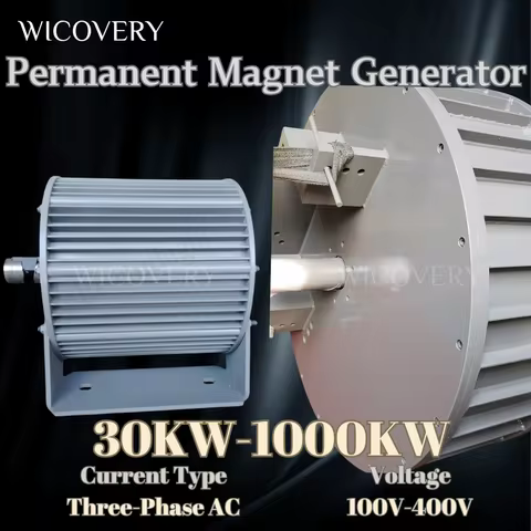 Factory Sales 300KW 200KW 500KW 100KW 50KW 30KW 380V 400V 220V Permanent Magnet Generator Free Energ