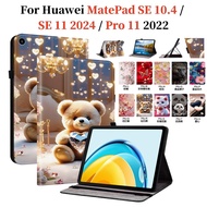 For Huawei MatePad SE 10.4 SE 11 2024 Pro 11 2022 High Quality Leather Stand Flip Cover AGS6-W00 AGS