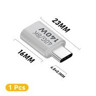 PD 140W USB Type C Female to Male Adapter 40Gbps Data Sync Connector 8K 60Hz USB C OTG Adapter PD 3.