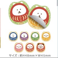 Nagano 正月 新年特典 達摩貼紙 Stickers
