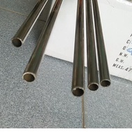 8mm stainless steel pipe, 80cm to 1 meter long, round body, free 1 piece of PVC pipe to protect stai