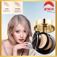 GMEELAN Cushion Zinc Pca Truffle Black High Coverage Revealing Smooth Skin Blur Pores Flawless Long-
