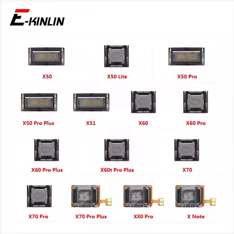 Top Ear Speaker Receiver Earpieces Flex Cable For Vivo X50 X51 X60 X60t X70 X80 X Note Lite Pro Plus