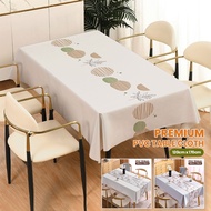 Modern Aesthetic Dining Table Cloth Motif 120x170cm /140x140cm/140x180cm/140x220cm/Table Cloth Waterproof High Quality Premium Thick Import - D61-1-2-3-4A - Advanced Home