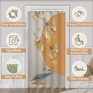 For Curtains Doorways Privacy Room Divider Insulated Kitchen -Proof Partition P