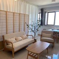 Combination Set Solid Wood Living Room Leisure Fabric Office Sofa Small Apartment Free Shipping Hous
