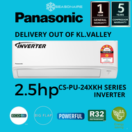 [Delivery Out of KL.Valley] 2.5hp Panasonic PU-Series Standard Inverter Air Cond