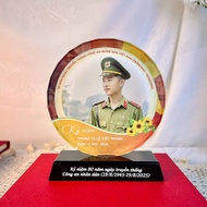 Crystal Cup Printed on Demand - Formal, Meaningful 80th Anniversary Gift of Traditional People's Pub