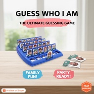 Logical reasoning - Guess who I am. Desktop game. Educational game. Children's board game. Toy.