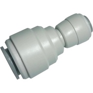 1/2" to 1/4" o.d. Tube Fitting, Reducing Straight Union Quick Connector, push to connect for RO wate