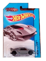 Hot Wheels 2014 Hw City - Lamborghini Sesto Elemento (Grey) - Need For Speed
