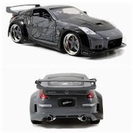 JADA 1-24 DK's Nissan 350z Fairlady Z Black Gray Car Diecast Car Fast & Furious