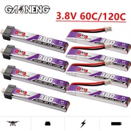 GAONENG GNB 1S 3.8V 380mAh 60C/120C Lipo Battery For UK65 US65 Happymodel Mobula7 Snapper BetaFPV 65