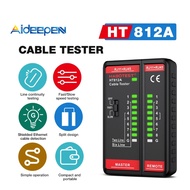 AIDEEPEN HT812A RJ45 RJ11 LAN Network Cable Tester Ethernet Network Telephone Line Detector