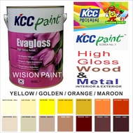 1L ( 1 LITER ) KCC HIGH GLOSS EVAGLOSS GLOSS PAINT WOOD AND METAL FINISH / B wpc