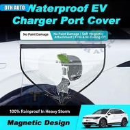 DTH ZEEKR EV Charger Port Cover Magnetic Waterproof Universal Outdoor Car Charging Port Protector Fo