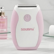 SOLIMPIA Women's Cordless Epilator - Battery-Operated, Gentle, Pain-Free Hair Removal (Face, Legs & 