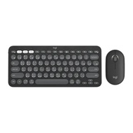 LOGITECH Pebble 2 Combo 藍牙鍵盤和滑鼠套裝 黑色