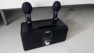 無線mic小喇叭組合。USB叉電size細好聲。適合家用唱K