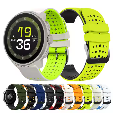 22mm Silicone Strap For SUUNTO RACE 2/S Adjustable Watch Band For SUUNTO OCEAN/5 9 PEAK PRO/VERTICAL