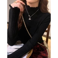 6497 Simulated Neck Sweater Stylish For Women Suitable Autumn And Winter