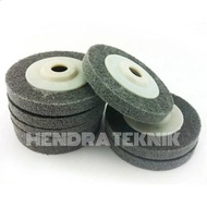 VTS STAINLESS Steel NON WOVEN 4 Pieces Grey MONEL GRINDING WHEEL 4 Inch GRINDING WHEEL 4 Inch