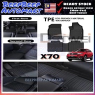 TPE Car Mat Car Carpet Karpet Kerete TPE compatible for PROTON X70 Carmat Car Floor Mat